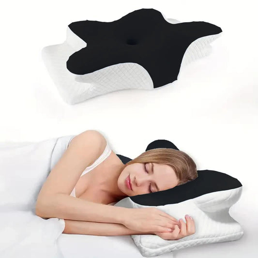 Alvor Sleep ergonomikus memóriahabos párna – fekete