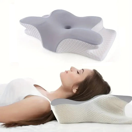 Alvor Sleep ergonomikus memóriahabos párna – szürke